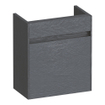 BRAUER Inspire meuble sous-lavabo pour lave-mains - 40x45x22cm - porte pivotant vers la gauche - sans poignée - Timber Grey SW1199078