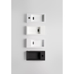 Clou Flush 3 fontein 36x18cm met kraangat rechts mat wit keramiek SW795713