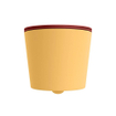 MONDIAZ LAVIE WC suspendu - 36x53cm - sans bride - Fire (rouge) - softclose - quick-release - abattant WC - Ocher (jaune) SW1208620