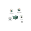 Brabantia Sort & Go Afvalemmer - 20 liter - stapelbaar - hengsel - fir green SW1117379