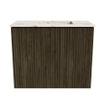 Mondiaz JOYA-DLUX 50cm toiletmeubel - kleur Shadow - Wastafel FAYE positie Rechts 1 kraangat kleur Nata. SW1424942