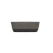 Riho Oval vrijstaand bad - 160x72cm - solid surface - semi transparant - frosted smoke SW1030661
