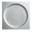 Plieger Luxury Receveur de douche carré avec infixe ronde 90x90x9cm acrylique Blanc 0940854
