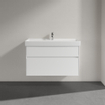 Villeroy & Boch Collaro meuble sous-lavabo - 95,4x54,6cm - 2 tiroirs White matt SW479504