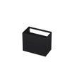 INK P2o Wastafelonderkast - 80x45x65cm - 2 lades - push to open - met rechte opdekfronten - MDF lak - Zwart mat SW207449