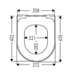 Villeroy & Boch Antao Closetzitting - met automatische sluitfunctie (SoftClosing) - met afneembare zitting - (QuickRelease) - Wit Alpin SW917934