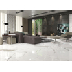 Cifre Ceramica Statuario carrelage mural et de sol - 60x60cm - 9mm - Carré - rectifié - Aspect marbre - Blanc/noir brillant SW359779