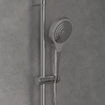 Villeroy & Boch Verve Showers Ensemble barre de douche avec trois fonctions pour montage mural - chrome SW974369