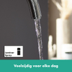 Hansgrohe Vernis Blend wastafelkraan uitloop draaibaar met afvoerplug chroom SW642531