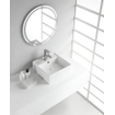 Xellanz Larx lavabo à poser 41x41x15cm blanc SW62638