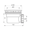 Xenz Douchebakafvoer 90 Mm Wit Glans SW648040