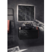 Villeroy & Boch Loop & Friends Robinet de lavabo à trois trous - noir mat SW974343