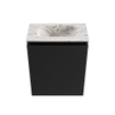 MONDIAZ TURE-DLUX meuble WC 40 cm Urban. EDEN lavabo Glace position milieu. Sans trou de robinet. SW1103107