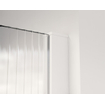 Fortifura Galeria Douche à l'italienne - 180x200cm - verre nervuré - Blanc mat SW877027