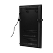 Eurom Alutherm Convectorkachel - 81.5x43.8cm - IP24 - 1200watt - wifi - vloer/wand- Verticaal - metaal/glas zwart mat SW999853