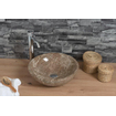 Plieger Round waskom - 38x38x13.6cm - marmer bruin TWEEDEKANS OUT14600