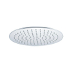 FugaFlow Eccelente Acces Ensemble de douche de tête encastré - rond - thermostatique - bras mural - douche de tête 25cm - douchette à main sur barre - flexible de douche lisse - chrome SW1450273