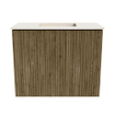 Mondiaz JOYA-DLUX 50cm toiletmeubel - kleur Dusk - Wastafel FAYE positie Midden Zonder kraangat kleur Meli. SW1425804