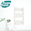 FugaFlow Eccelente Acces badkamer radiator 60x80cm recht middenaansluiting 362watt wit - Black Friday - SW1123338