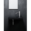 Clou Mini Wash Me fontein 45x19cm kraangat rechts Keramiek Zwart mat SW9313