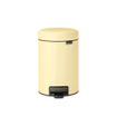 Brabantia NewIcon Pedaalemmer - 3 liter - kunststof binnenemmer - mellow yellow SW1026520