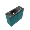 MONDIAZ TURE-DLUX Meuble toilette - 60cm - Smag - EDEN - vasque Lava - position gauche - sans trou de robinet SW1104030