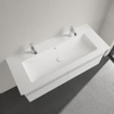 Villeroy & Boch Venticello lavabo-meuble - avec 2 trous de robinet 120x50cm - avec trop-plein Ceramic+ stone white SW209622