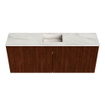Mondiaz JOYA-DLUX 100cm meuble de toilette - couleur Ruby - Vasque FAYE position Milieu 1 trou de robinet couleur Ostra. SW1423780
