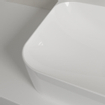 Villeroy & Boch Finion lavabo - dessous meulé 1 trou de robinet 60x47cm - ceramic+ avec trop-plein dissimulé blanc SW106476