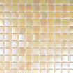 The Mosaic Factory Amsterdam mozaïektegel - 32.2x32.2cm - wand en vloertegel - Vierkant - Glas Light Cream glans SW62156