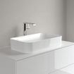 Villeroy & Boch Finion vasque à poser - 60x35cm - ceramic+ sans trop-plein blanc SW106464