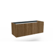 Arcqua Ridge Meuble sous lavabo - 120x45.5x45cm - 1 tiroir - push to open - mdf plaqué - chêne café SW909454