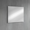Adema Prime Balance Badkamermeubelset - 80x55x45cm - 1 rechthoekige keramische wasbak wit - 1 kraangat - 2 lades - rechthoekige spiegel - mat zwart SW916162