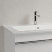 Villeroy & Boch Venticello Lavabo pour meuble - vasque à gauche - 1 trou de robinet - 100x50cm - adapté pour 3 trous de robinet - trop-plein - ceramic+ - blanc 1025127
