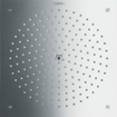 Hansgrohe Raindance air afdekset hoofddouche 26x26 cm. plafondaansl. chr. GA96136