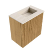 Mondiaz JOYA-DLUX Meuble de toilette 40cm - couleur Oak - Vasque FAYE position Droite Sans trou de robinet couleur Meli. SW1423911