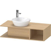 Duravit D-neo Meuble sous vasque 100x48x26cm sans tiroirs Chêne naturel mat SW641583