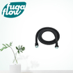 FugaFlow Eccelente Sobrado Flexible de douche métal 150cm Noir mat SW1124079