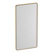 Brauer Sapphire Miroir - 120x60x4.5cm - rectangulaire arrondi - cadre doré - éclairage LED direct réglable - télécommande SW1203750