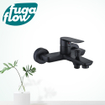 FugaFlow Efficiente Sobrado bad-/douchekraan opbouw zwart - Black Friday - SW1123754