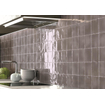 SAMPLE Terravito Viondo wandtegel - 13x13cm - 10mm - Vierkant - Grijs Glans SW735960