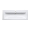 Duravit ME by Starck meubelwastafel 1 kraangat met overloop 123x49cm wit SW472459