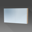 BRAUER Dual Spiegelkast - 120x70x15cm - 2 links- rechtsdraaiende spiegeldeur - MFC - legno calore SW242137
