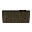 Mondiaz JOYA 90cm meuble de salle de bains - couleur Shadow - Vasque FAYE position Droite 1 trou de robinet couleur Urban. SW1421541
