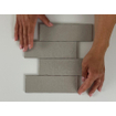 Equipe Cerámicas Kalma carreau mural - 6x18.6cm - Morchella brillant (gris) SW1159384