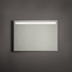 Adema Squared badkamerspiegel - 100x70cm - incl. bovenverlichting - LED - spiegelverwarming - sensor schakelaar SW238221