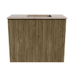 Mondiaz JOYA-DLUX 50cm toiletmeubel - kleur Dusk - Wastafel FAYE positie Rechts 1 kraangat kleur Saba. SW1426040