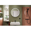 Hansgrohe Xarita Lite S Spiegel - 70cm - rond - led verlichting - wandschakelaar - mat zwart SW1165032