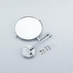 Fortifura Calvi miroir de maquillage - 20cm - grossissement 1x et 3x - rond - chrome SW1126036