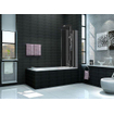 Wiesbaden Palmo paroi de baignoire pivotante 800 x 1500 x 6 mm verre clair nano/chrome SW10430
